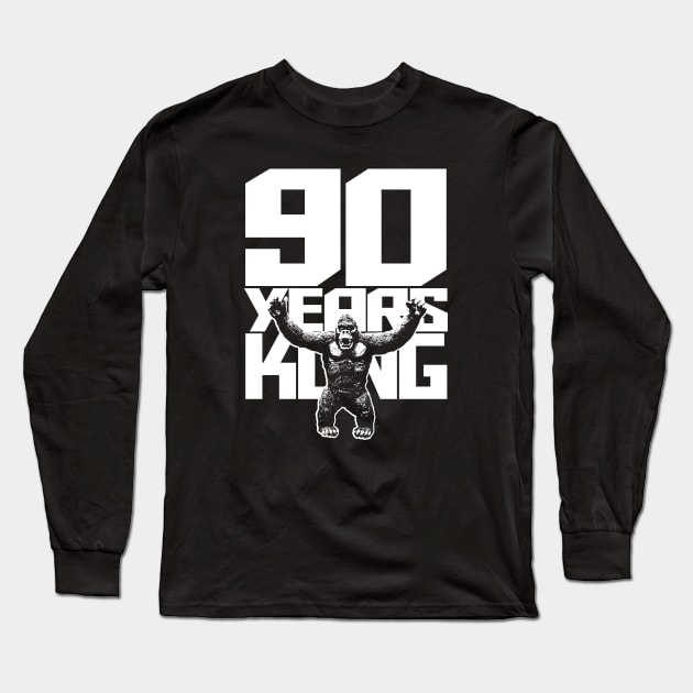 90 YEARS OF KING KONG - 3.0 Long Sleeve T-Shirt by ROBZILLA